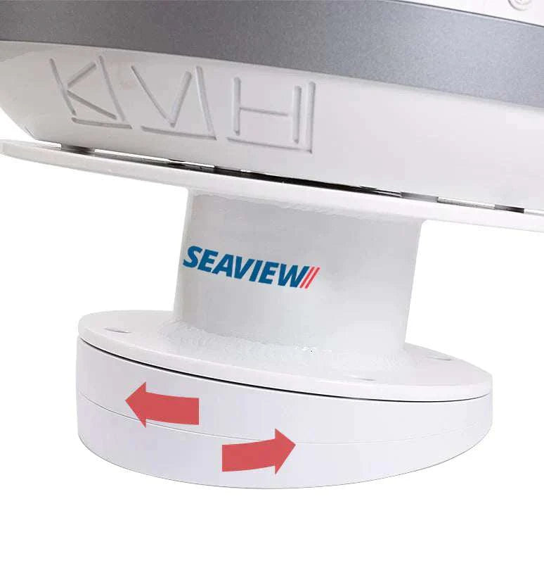 Wedge For Low Profile Adapters or Mounts with 8" Round Base-Low Profile Satellite Dome Mount-Seaview-Seaview Global