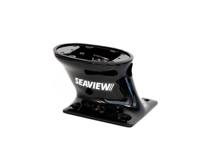 Modular Open Array Mounts-Modular Radar Mounts-Seaview-FWD leaning BLACK-Seaview Global
