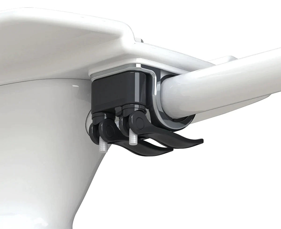 Fold over light bar kit attached to a white Seaview top plate, compatible with ADAR1, ADAS1, & ADAS2.