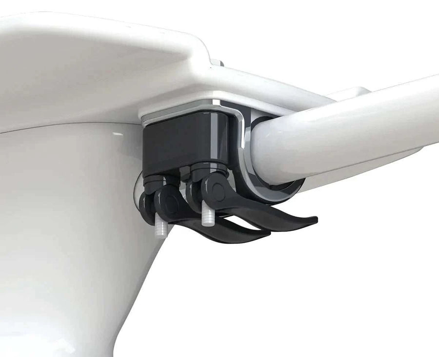 Fold over light bar kit attached to a white Seaview top plate, compatible with ADAR1, ADAS1, & ADAS2.