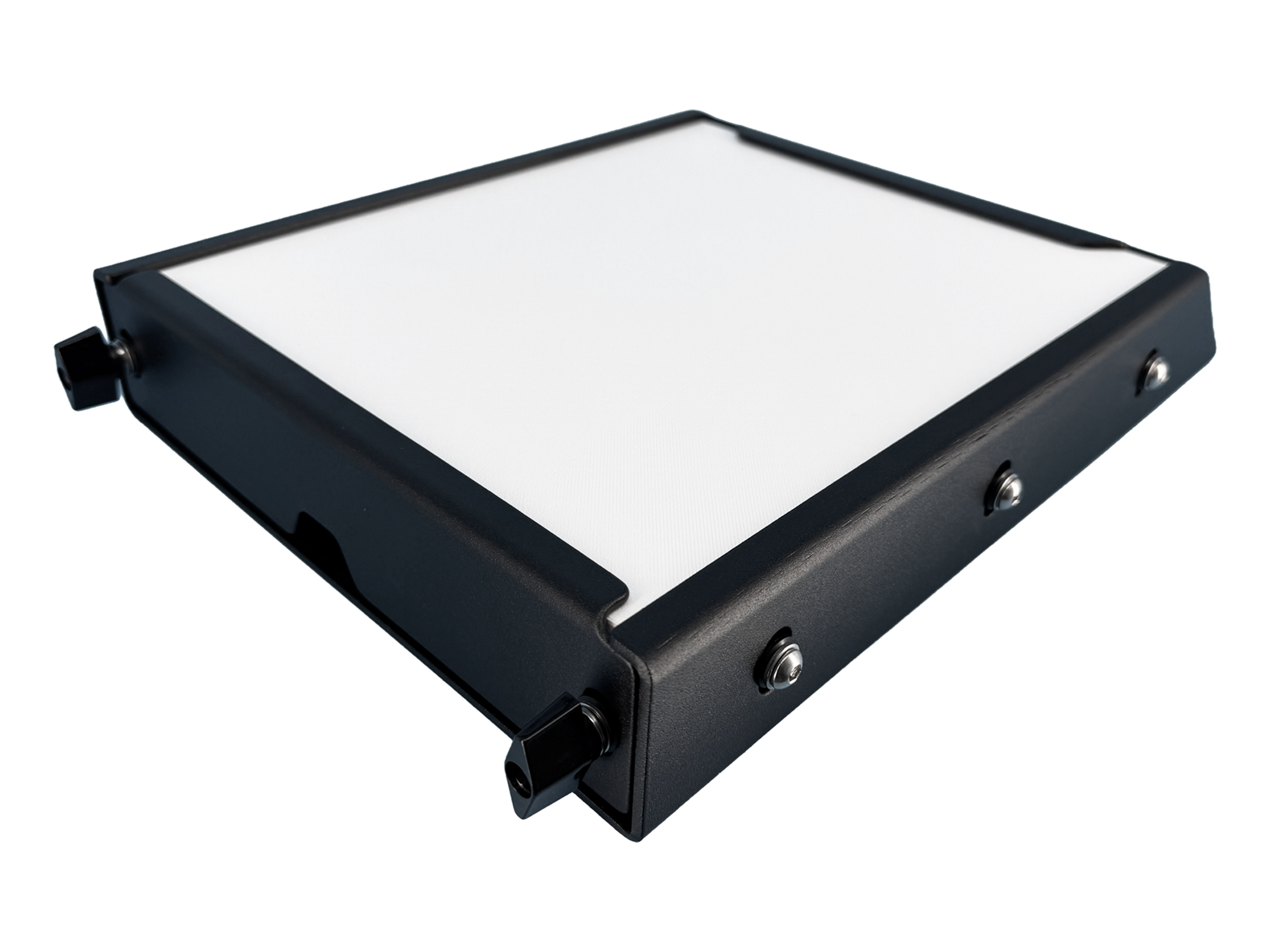 Starlink Mini Roof Mount installed on rugged vehicle roof with black marine-grade aluminum base and Starlink Mini Antenna