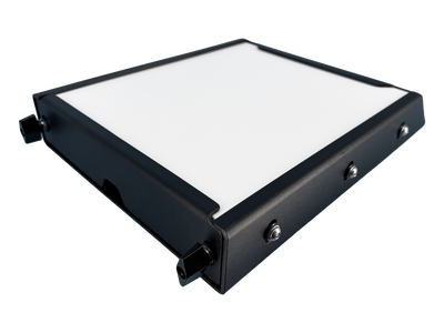 Starlink Mini Roof Mount installed on rugged vehicle roof with black marine-grade aluminum base and Starlink Mini Antenna