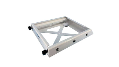 Starlink Mini Roof Mount installed on a rugged vehicle roof with black marine-grade aluminum base and compact design