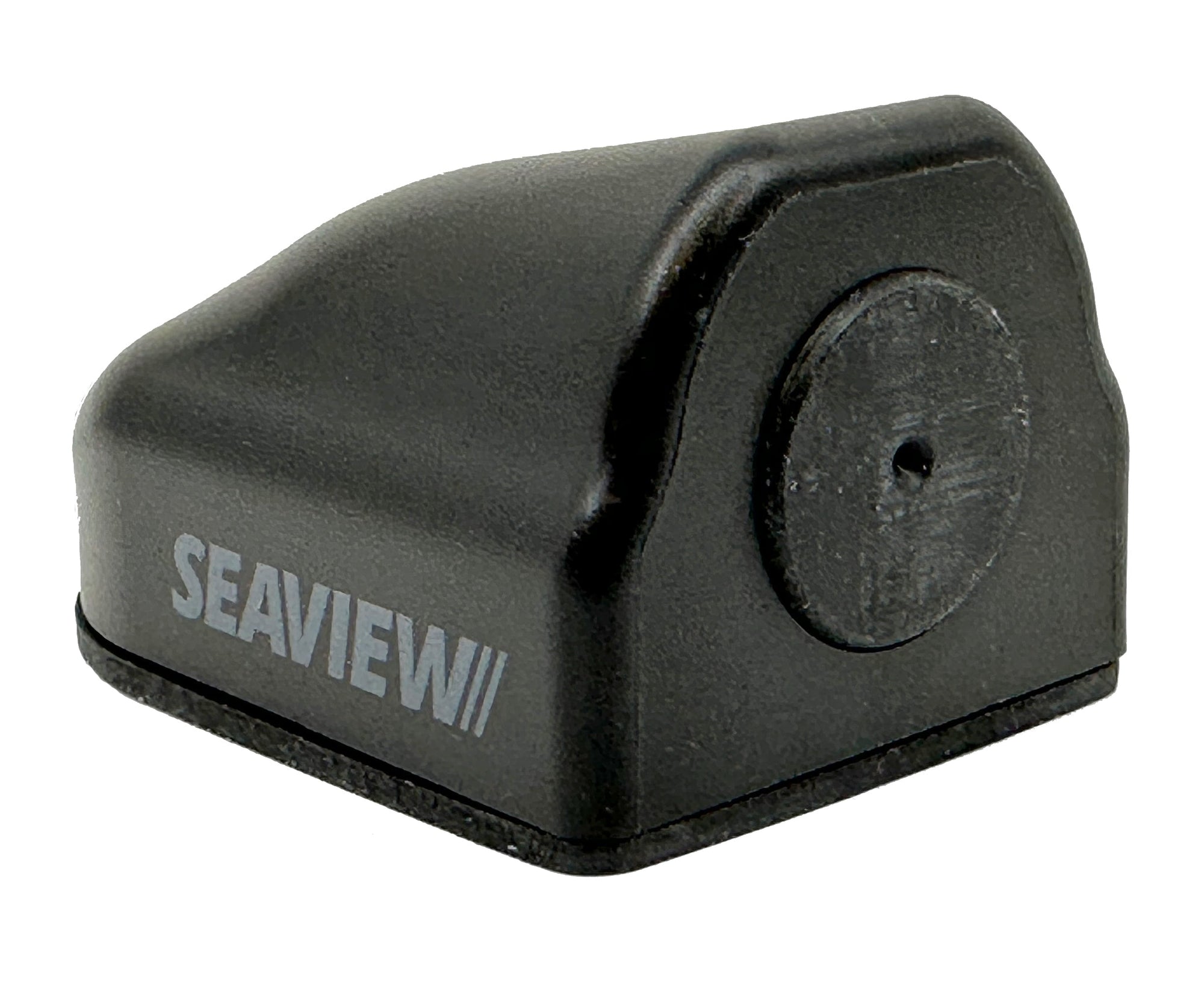 Seaview horizontal cable entry seal in black, waterproof with streamlined design.