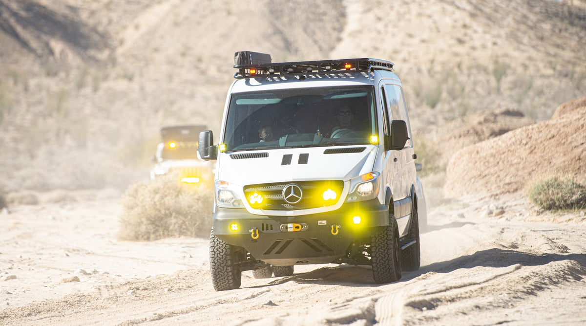 APEX Starlink mounting solutions for an overland van