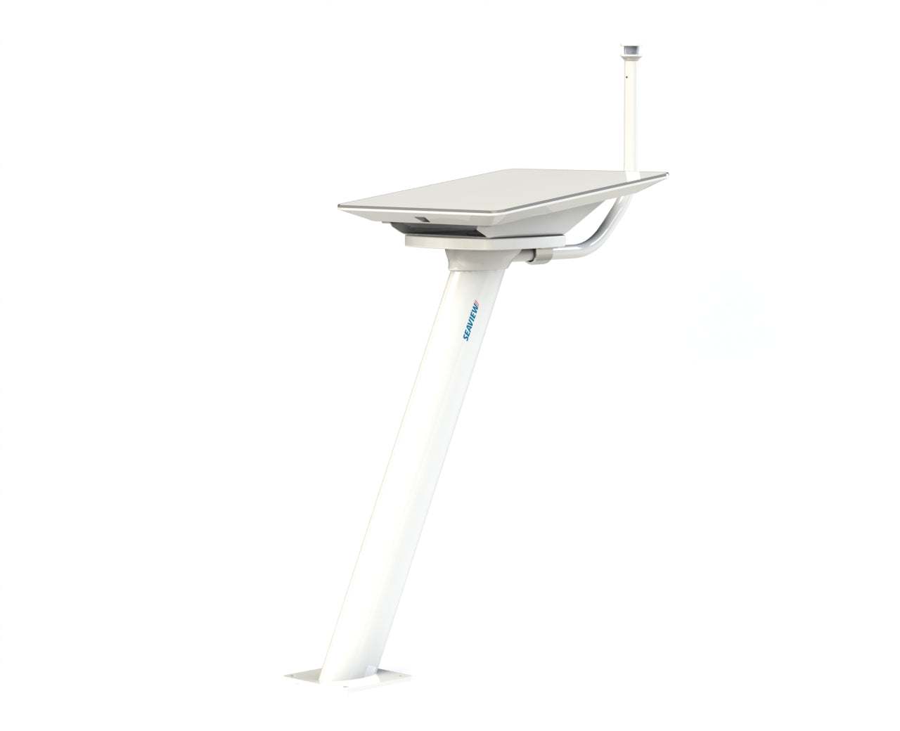 Seaview Starlink Flat HP Pedestal Mount for high performance terminals. Starlink boat mount