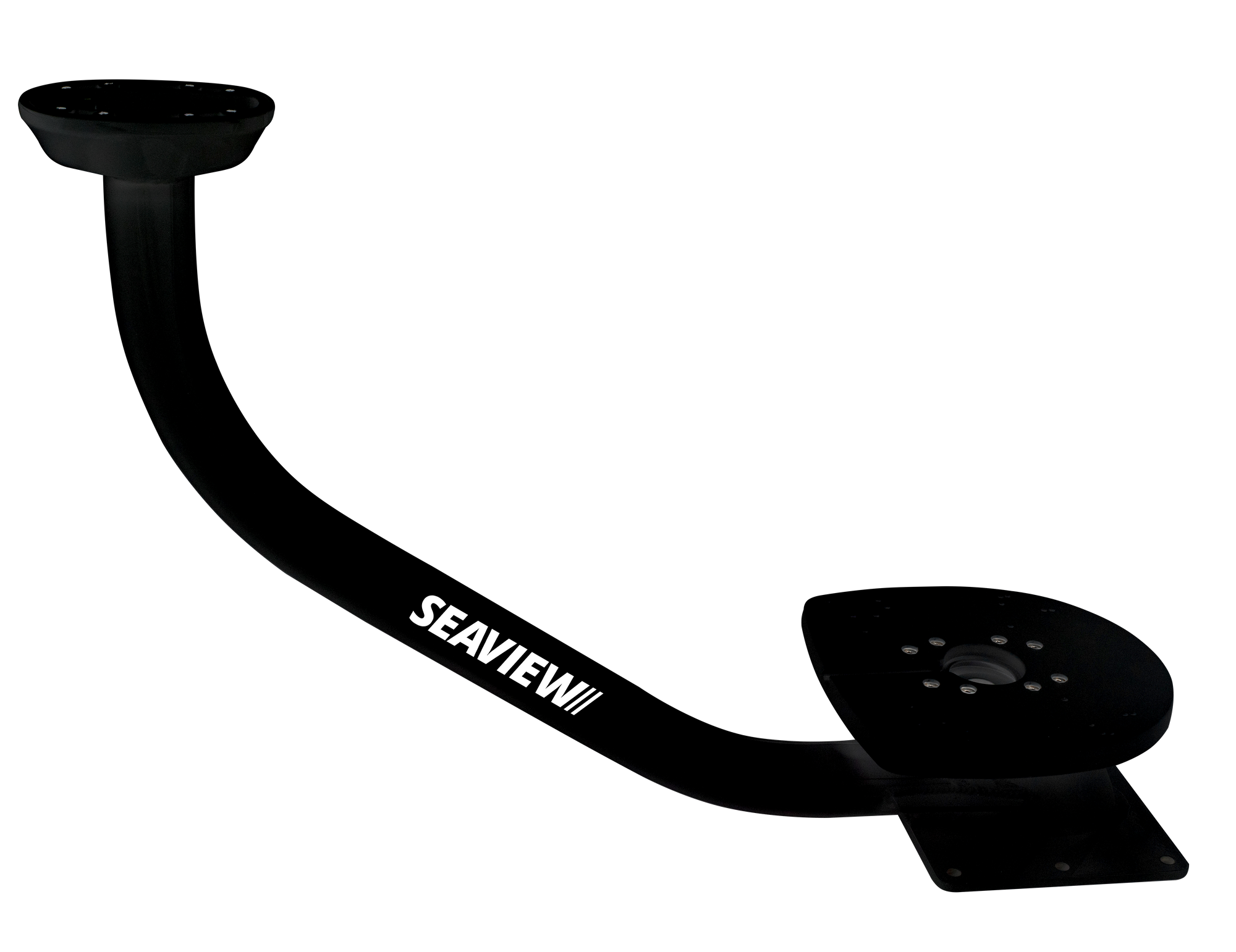 Seaview modular dual mounts for marine electronics, top plate sold separately.