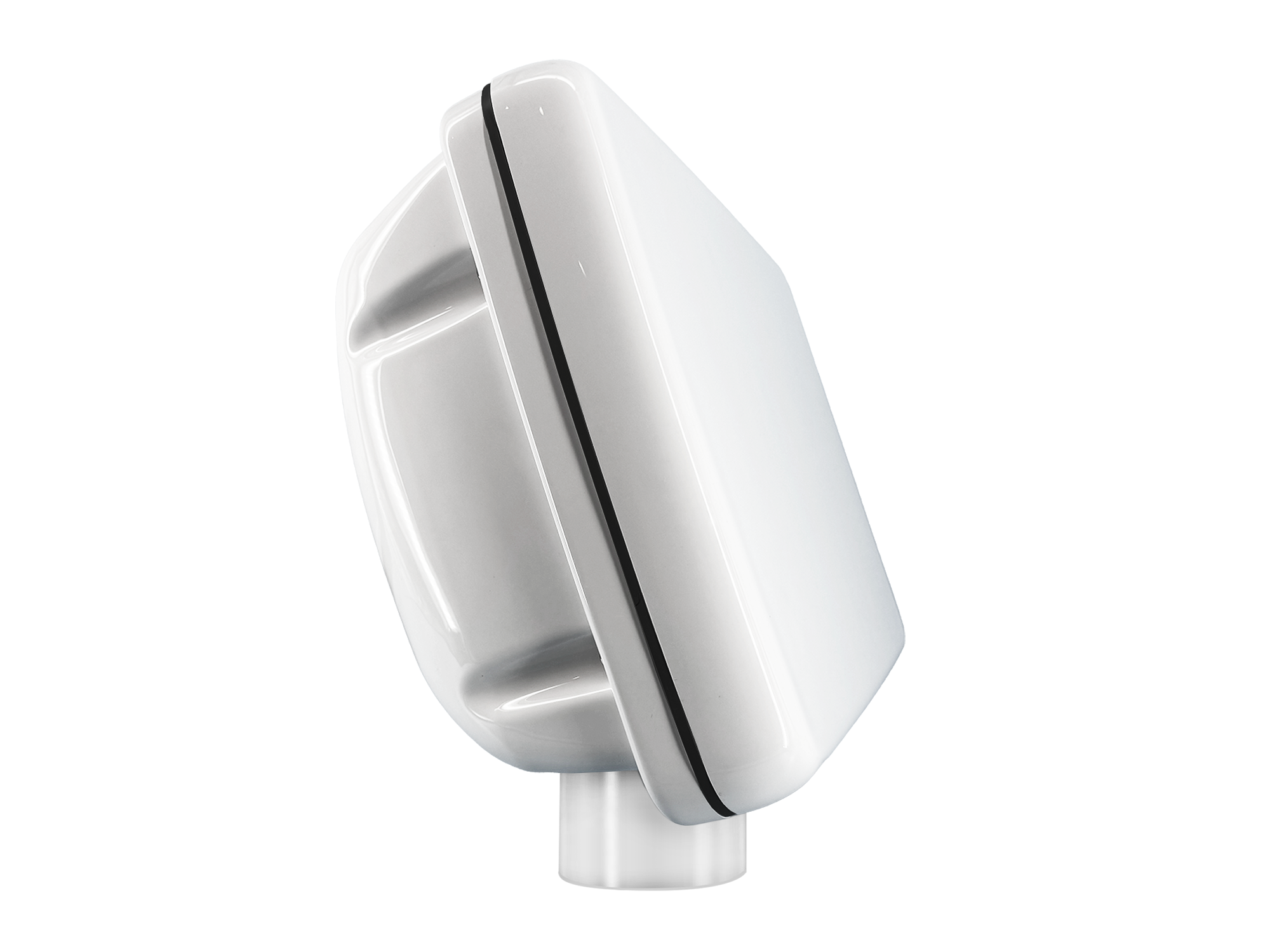 PowerPod Un-Cut (usable face = 4.5" W x 4.5" H) (11.4cm W x 11.4cm H) with aluminum base