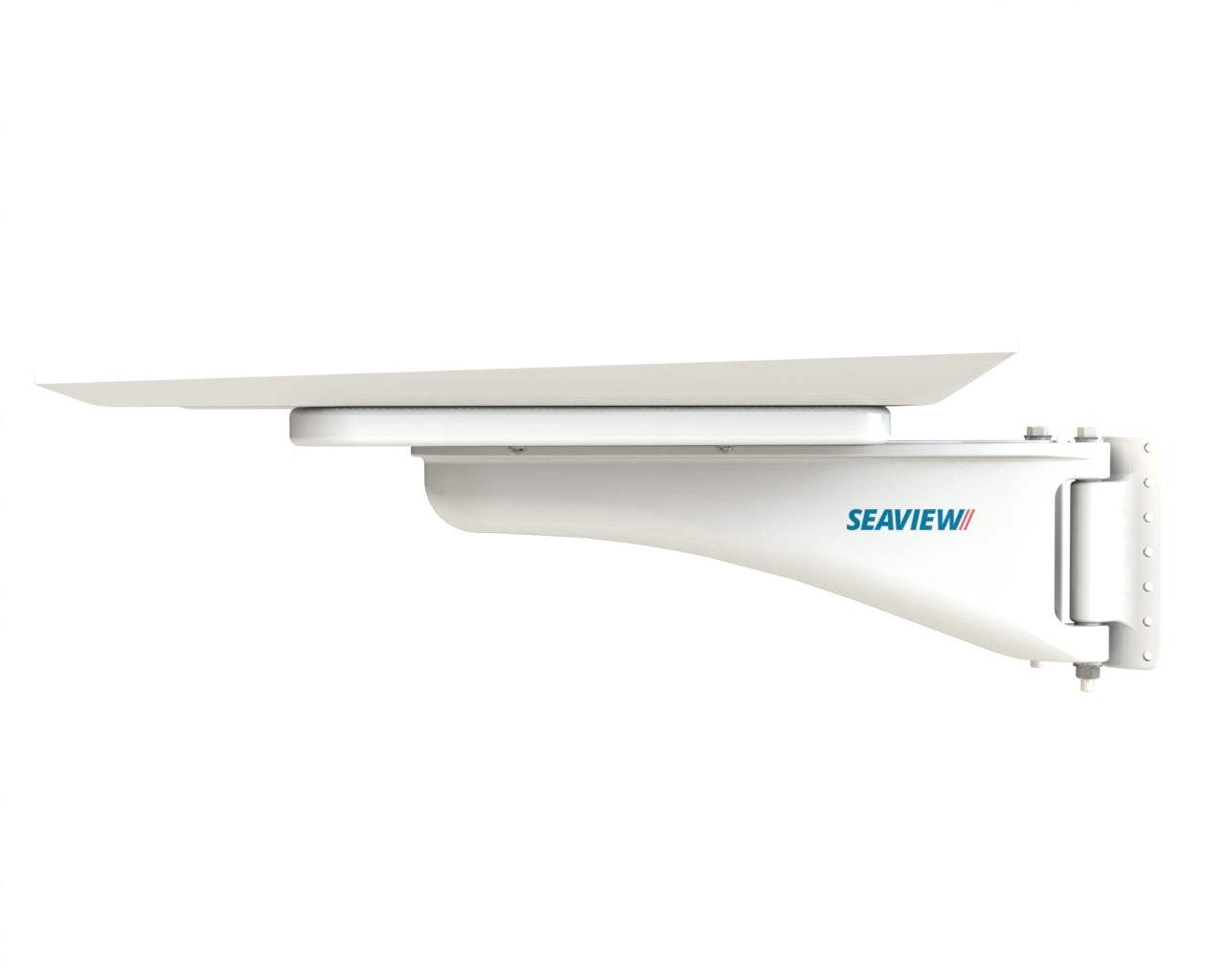 Starlink Performance Gen3 marine mast mount with corrosion-resistant coating and cable management features