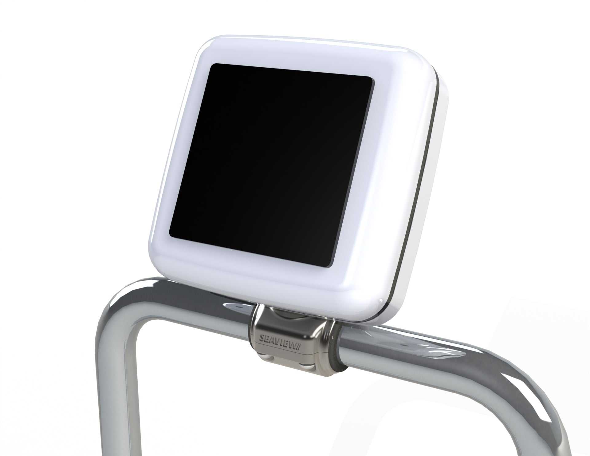 RailPod Un-Cut (usable face = 4.5" W x 4.5" H) (11.4cm W x 11.4cm H) with single base rail clamp