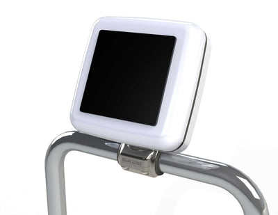 RailPod Un-Cut (usable face = 4.5" W x 4.5" H) (11.4cm W x 11.4cm H) with single base rail clamp