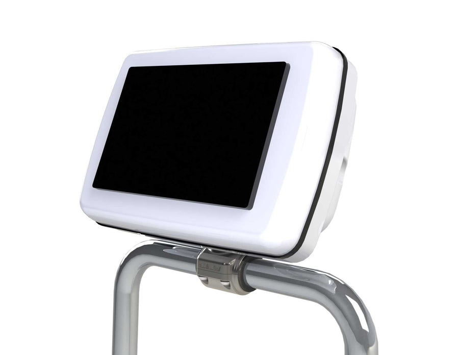 RailPod Un-Cut (usable face = 8.75" W x 6" H) (22.2cm W x 15.2cm H) with single base rail clamp