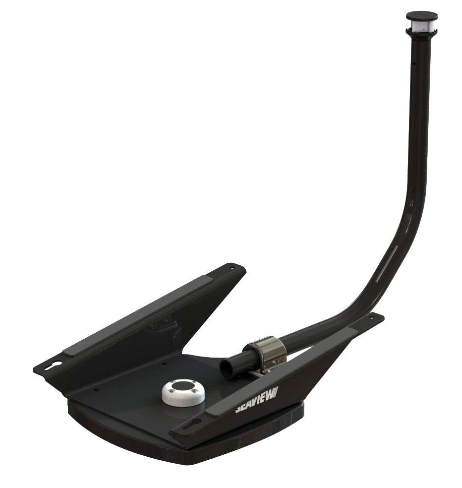 Starlink Flat HP Angled Wedge Base with LED Light for Marine Installations by Seaview