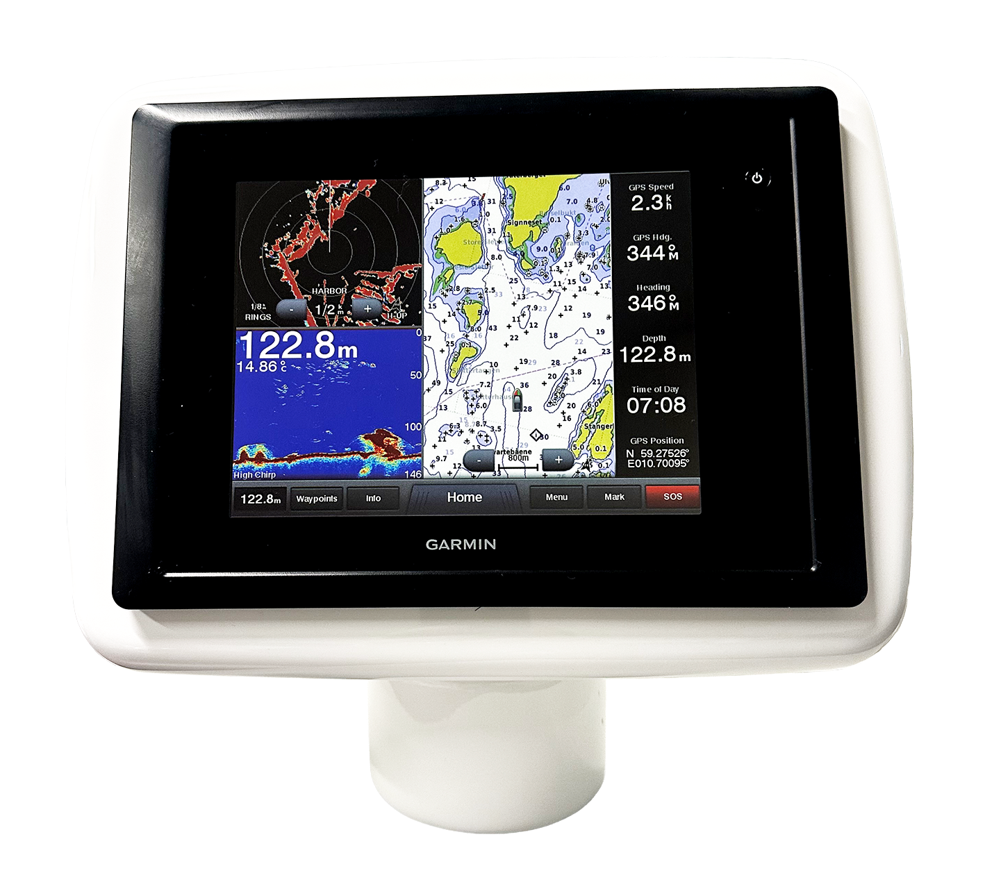 PowerPod Un-Cut (usable face = 12.75" W x 8.75" H) (32.4cm W x 22.2cm H) with aluminum base