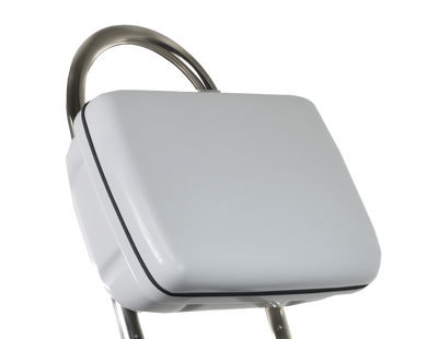 NavPod SailPod marine electronics flush-mount pod with stainless steel clamps for guardrails up to 11 inches wide