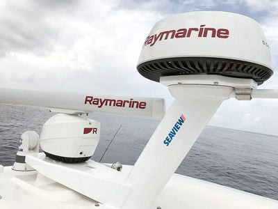 Raymarine Radar and Camera Mounting Solutions-Modular Radar Mounts-Seaview Global-Quantum Radome-5" Aft Leaning Power Mount-None-Seaview Global
