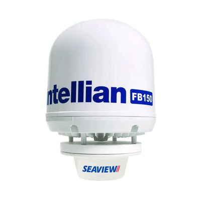 Low Profile Adapters-Low Profile Satdome Mount-Seaview-Intellian-FB150, FB250-Seaview Global