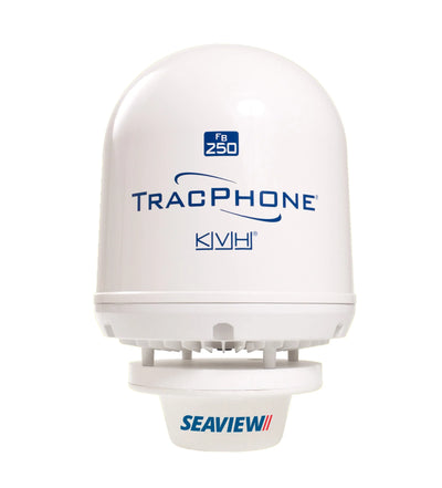 Low Profile Adapters-Low Profile Satdome Mount-Seaview-KVH-Fleet One, Fleet33, FB150 (10.8"), FB250 (14")-Seaview Global