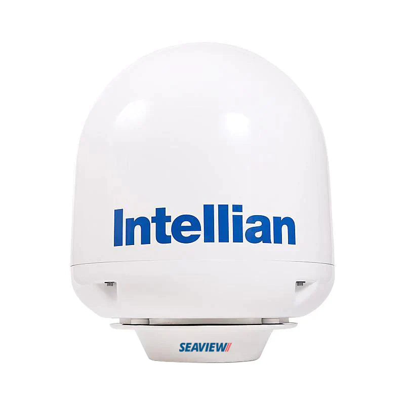 Seaview low profile adapter for compact satellite installation.