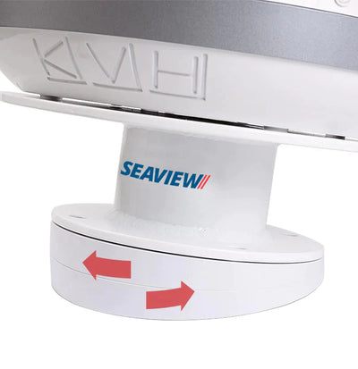 Wedge For Low Profile Adapters or Mounts with 8" Round Base-Low Profile Satellite Dome Mount-Seaview-Seaview Global