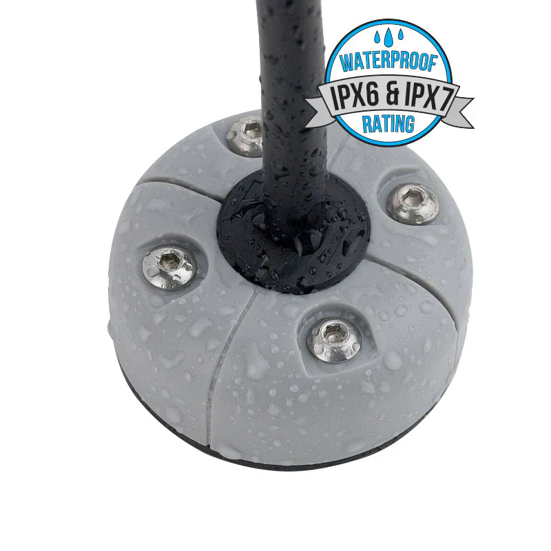 RETROFIT VERTICAL CABLE ENTRY with IPX6 and IPX7 waterproof rating, securing cables with watertight seal.