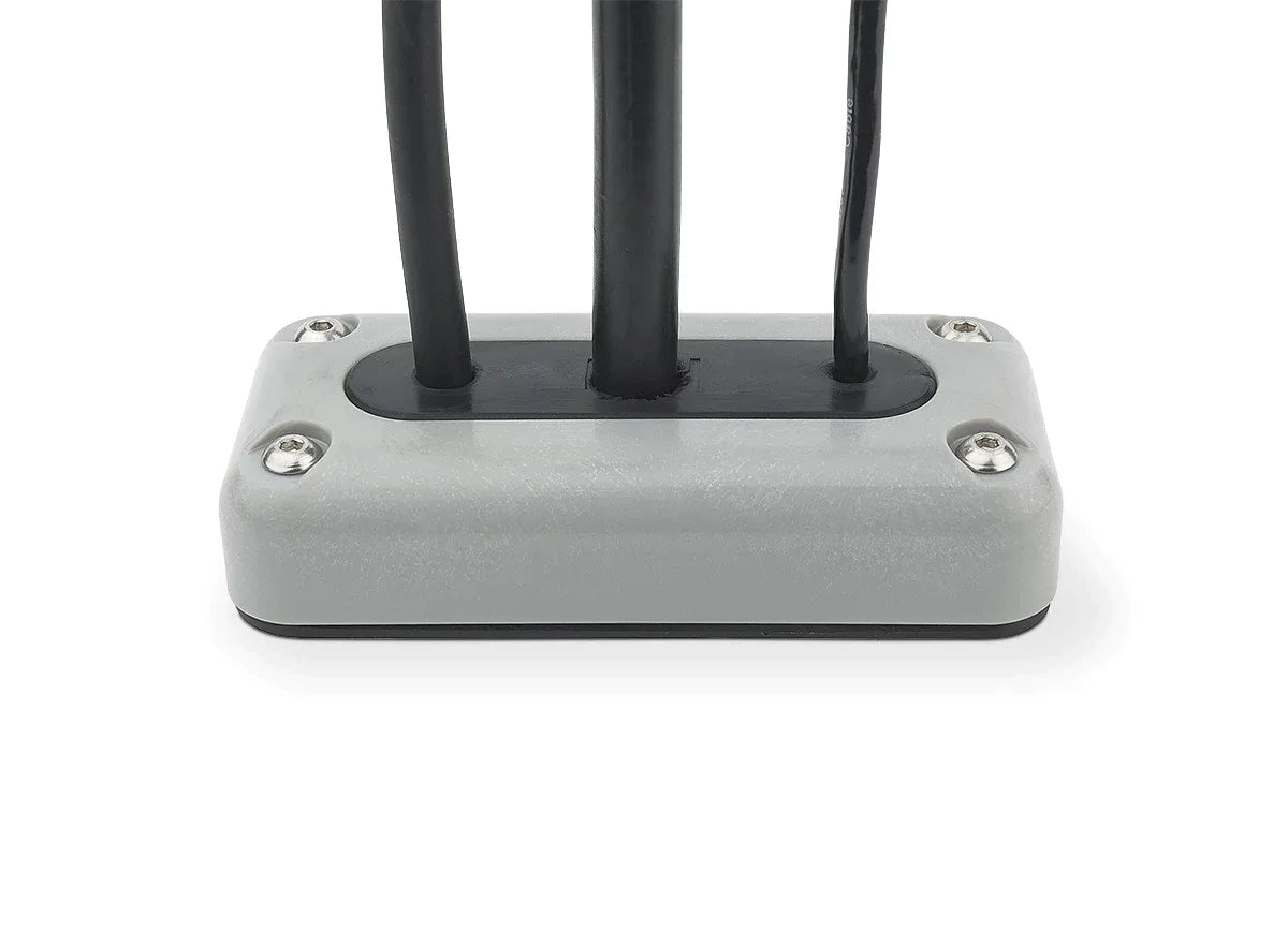 Cable Glands-Cable Glands-Seaview-Multiple Cables-1/2 inch diameter cables / Up to .67 inch connector-Grey GF ABS Plastic-Seaview Global#hidden