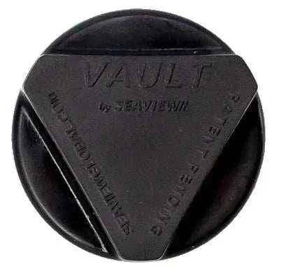 Vault Pro Boat Drain Plug with triangular ergonomic cap for marine use.