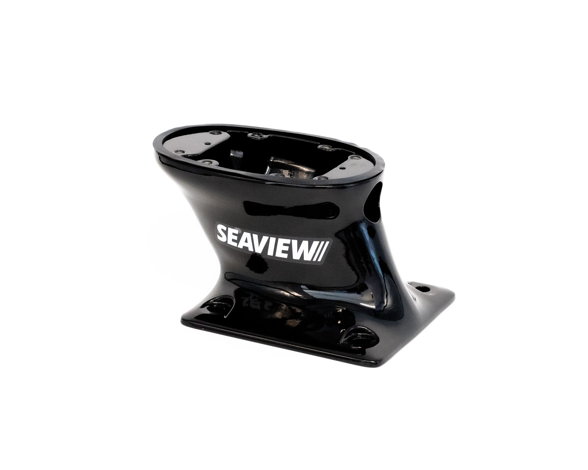 Black Seaview Modular Radar Mount for closed dome radars.