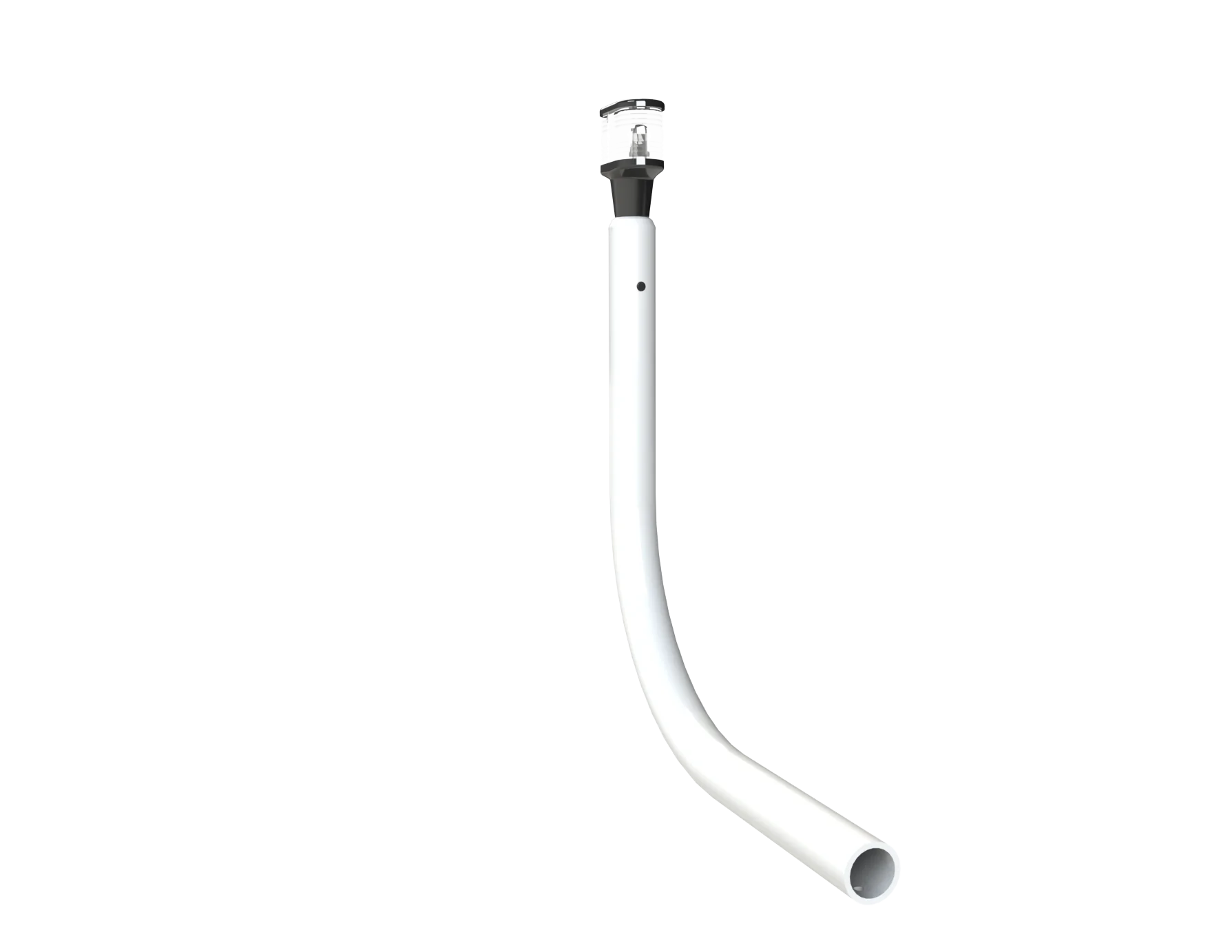 White Seaview aluminum light bar for modular mounts with Perko light installed.