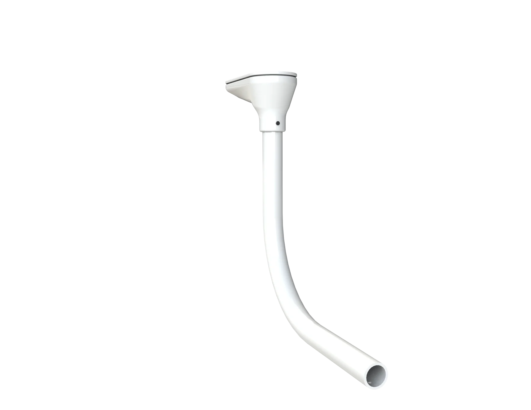 Seaview light bar, white aluminum, compatible with modular mounts, 1.25-inch diameter and LTBU1A top