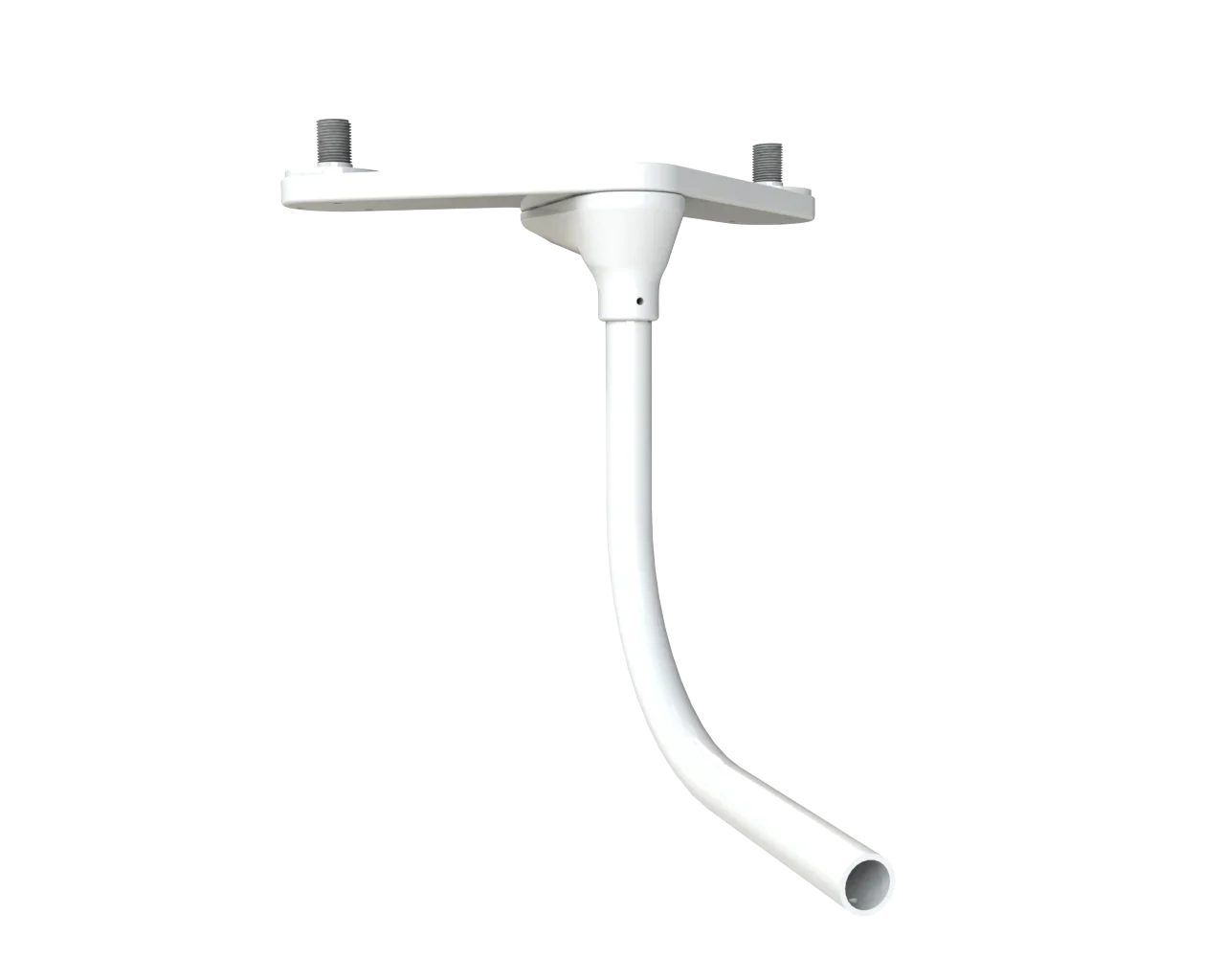 White aluminum light bar for Seaview Modular Mounts, foldable for clearance.