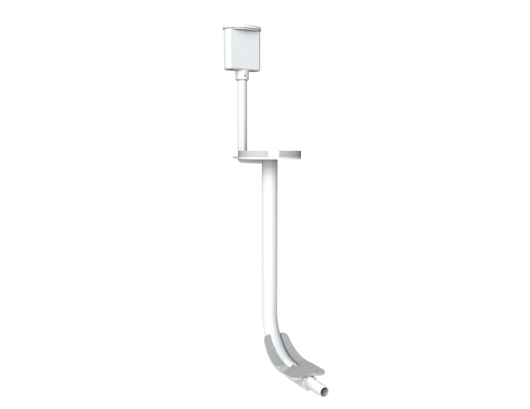 Seaview white aluminum light bar for camera or search light for modular mounts.