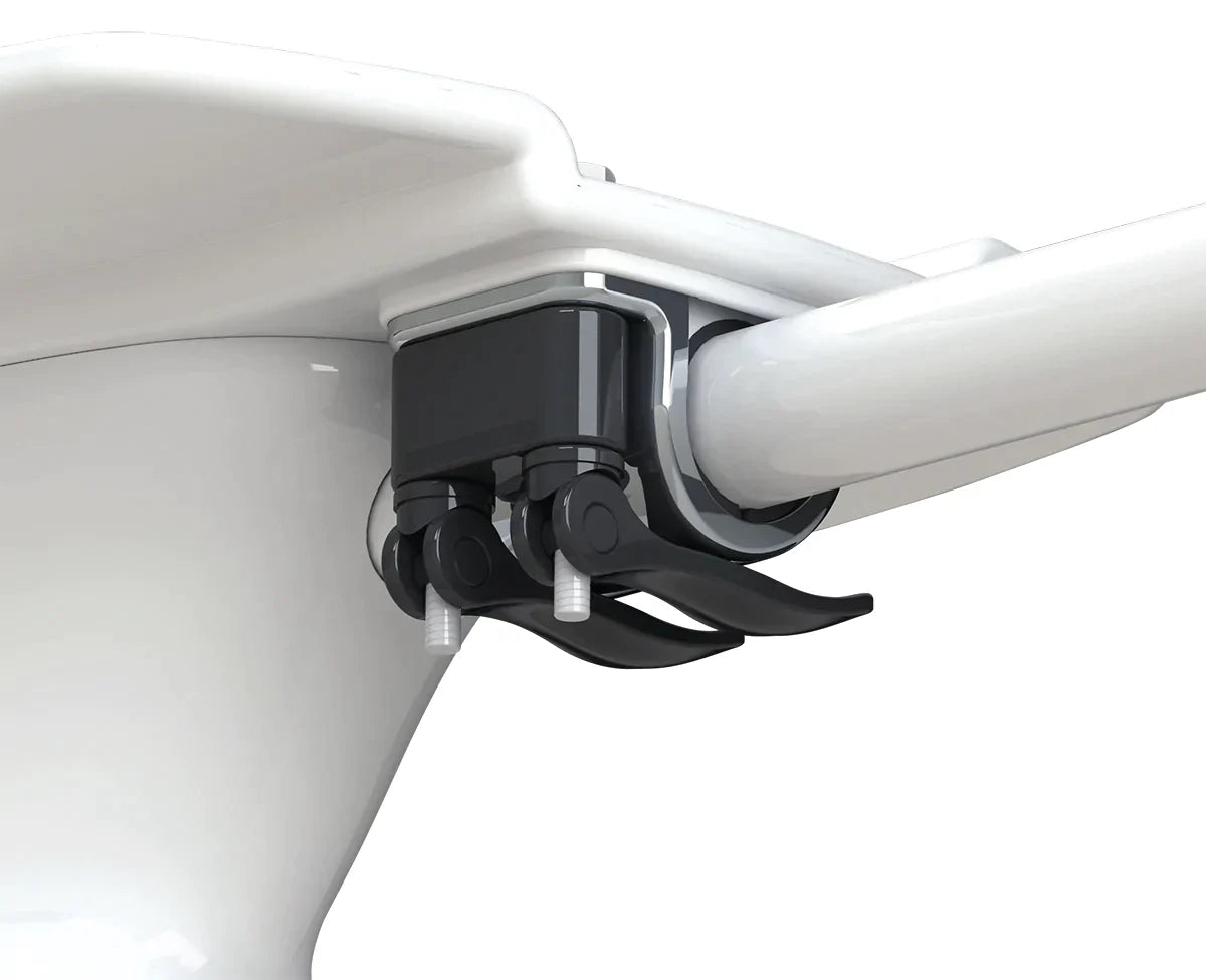 Fold over light bar kit attached to a white Seaview top plate, compatible with ADAR1, ADAS1, & ADAS2.