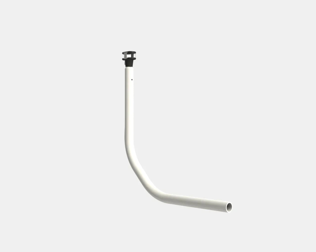 Aluminum powder-coated white light bar, compatible with Seaview Modular Mounts.