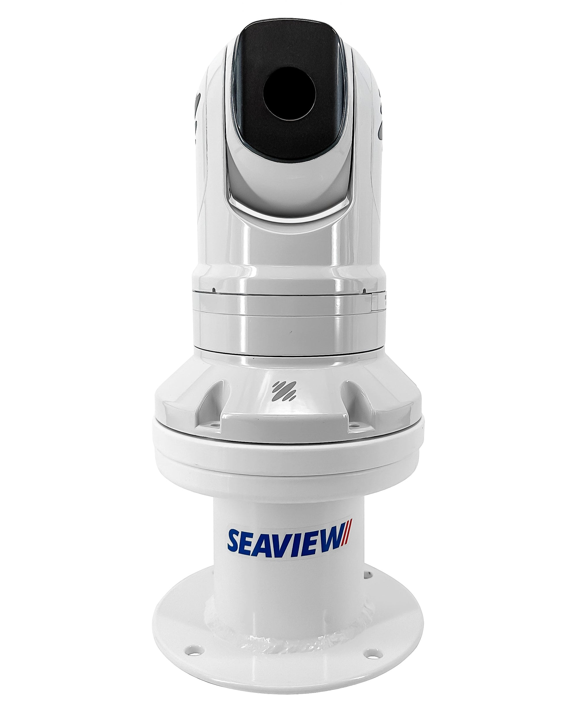 Seaview vertical mount for Omnisense camera installation with small base footprint for limited spaces.