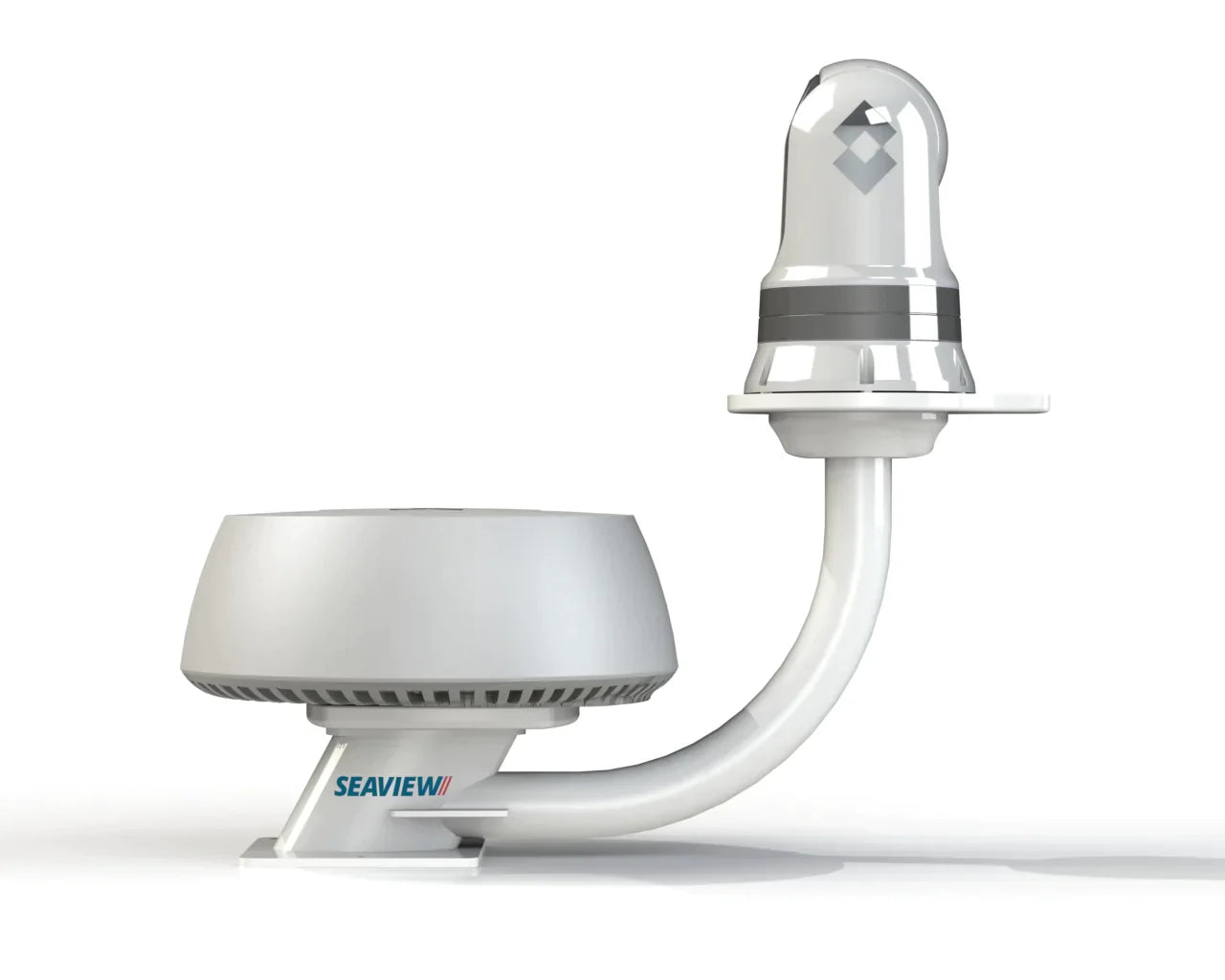 PMADM4M1 Seaview modular dual mount for marine electronics above radar, top plate sold separately.