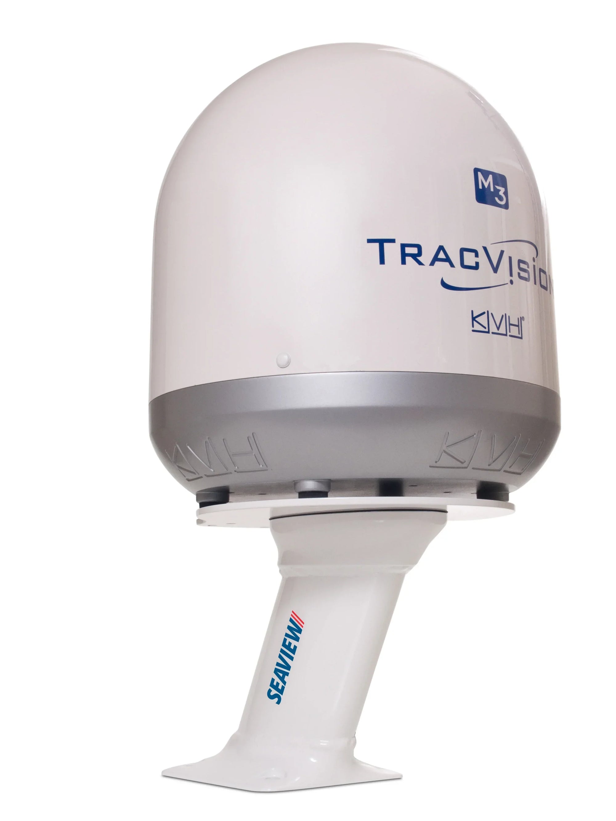 Modular Satellite TV and Communication Mount with oval mast for easy cable management.