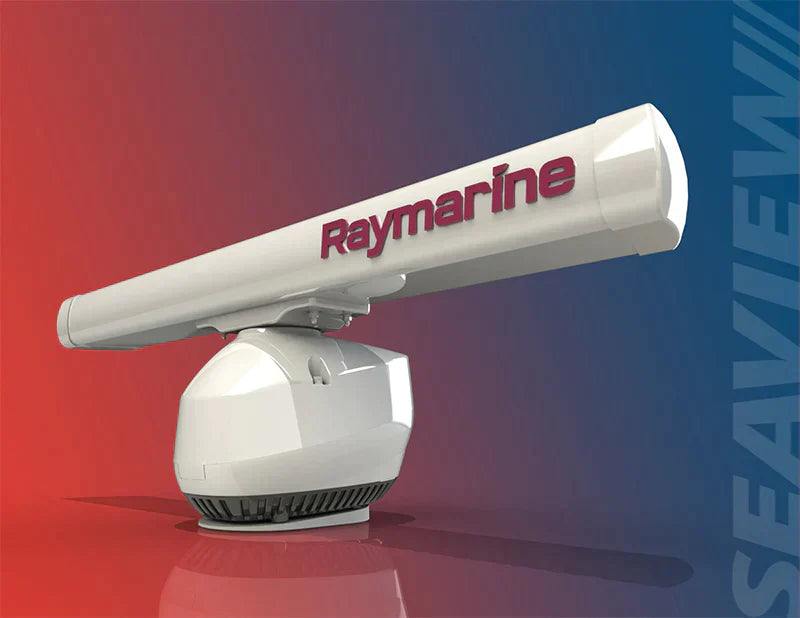 Radar mounted on Seaview angled wedge for improved performance.