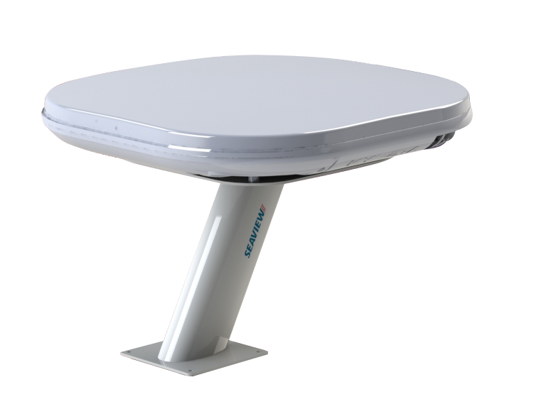 Seaview 18" aft leaning mount for Kymeta Antenna