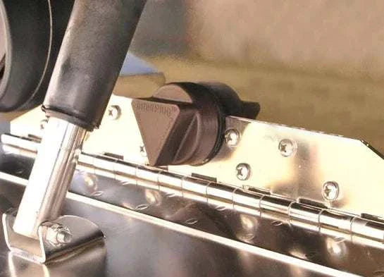 inteliPlug ProX boat drain plug installed on marine equipment.